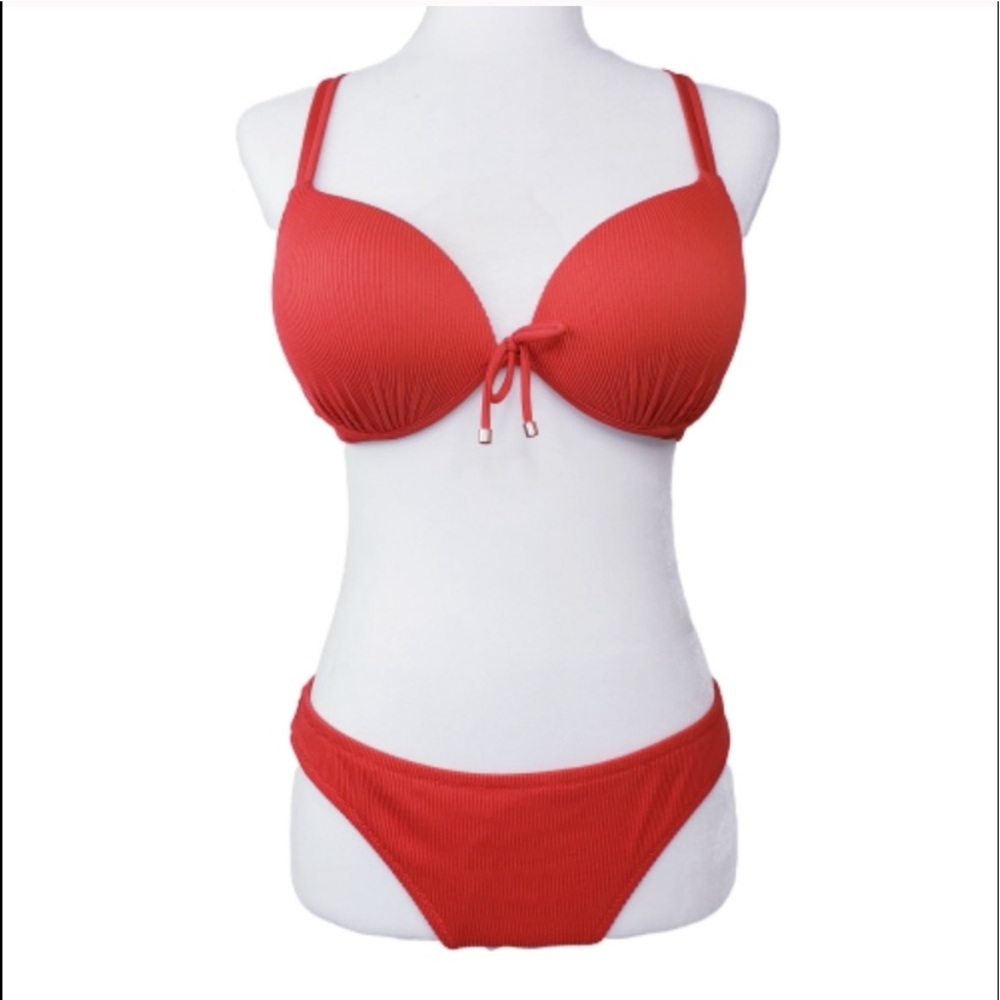 red bikini